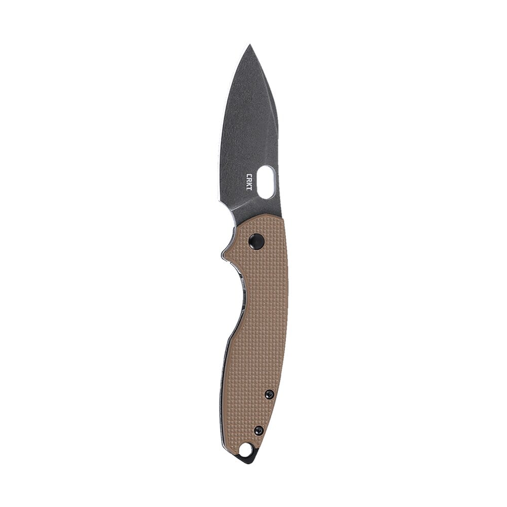 crkt 5317b pilar iii 2.97" folding spear point plain stonewashed d2 steel blade, brown g10/ss handle CRKT 5317B Pilar III 2.97" Folding Spear Point Plain Stonewashed D2 Steel Blade, Brown G10/SS Sports South item 162125