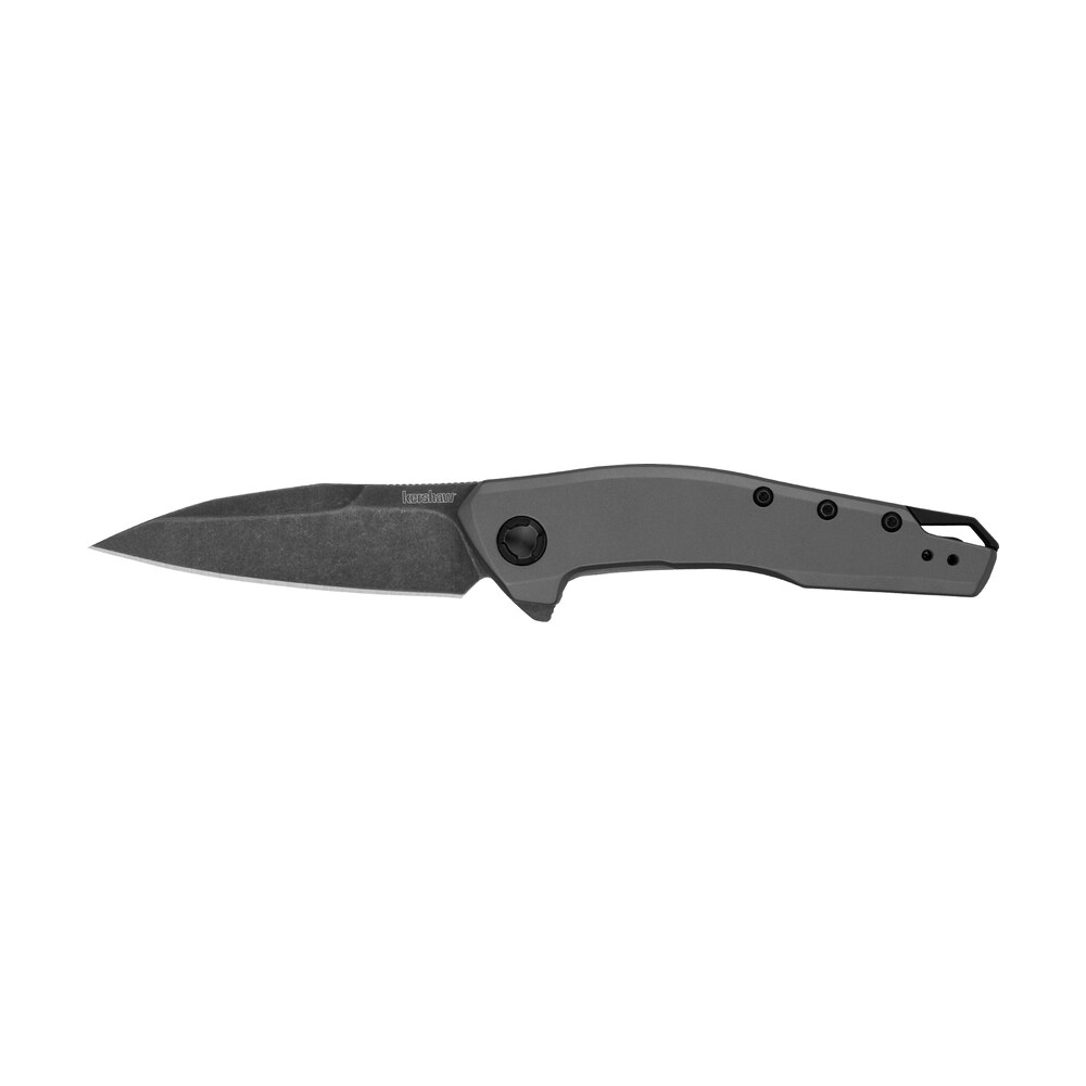 kershaw 1815 sanctum edc 2.98" folding wharncliffe blackwash 8cr13mov ss blade, gray pvd stainless steel handle Kershaw 1815 Sanctum EDC 2.98" Folding Wharncliffe Blackwash 8Cr13MoV SS Blade, Gray PVD Sports South item 162182