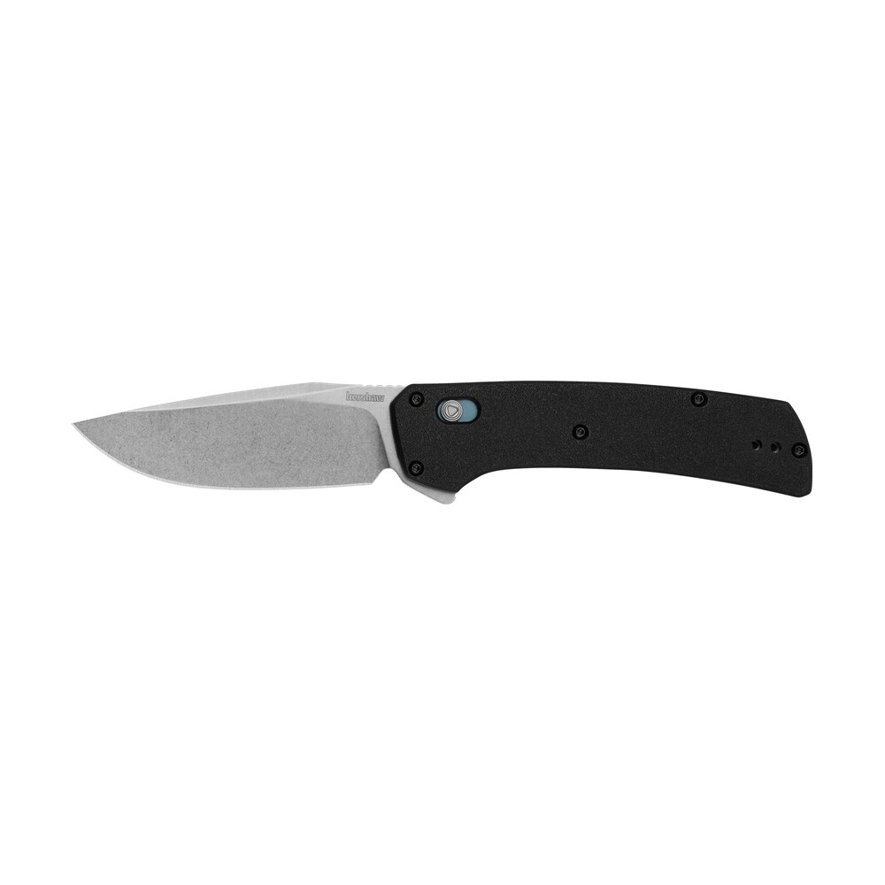 kershaw 2047 layup 3.40" folding drop point plain stonewashed d2 steel blade, black gfn handle Kershaw 2047 Layup 3.40" Folding Drop Point Plain Stonewashed D2 Steel Blade, Black GFN Handle Sports South item 162184