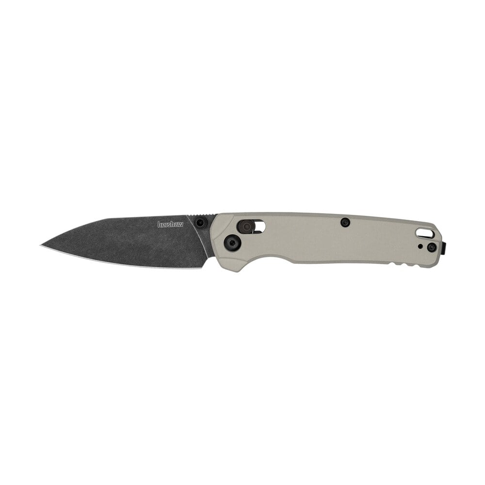 kershaw 6105 bel air 3" folding reverse tanto plain blackwash cpm magnacut steel blade, bright nickel cerakote aluminum handle Kershaw 6105 Bel Air 3" Folding Reverse Tanto Plain Blackwash CPM MagnaCut Steel Blade, Bright Sports South item 162186