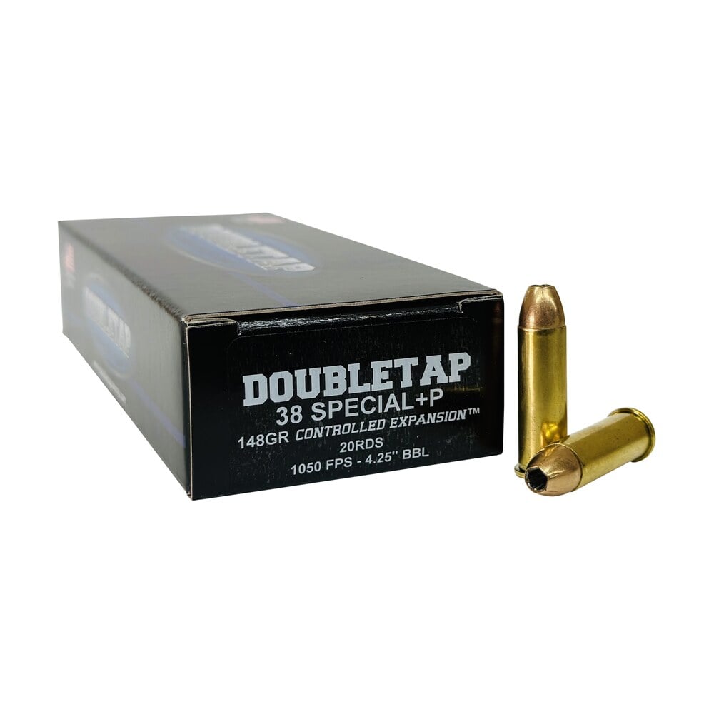 doubletap ammunition 38sp148ce 38special 148gr controlled expansion jhp 20 per box/50 case DoubleTap Ammunition 38SP148CE 38Special 148gr Controlled Expansion JHP 20 Per Box/50 Case Sports South item 162190