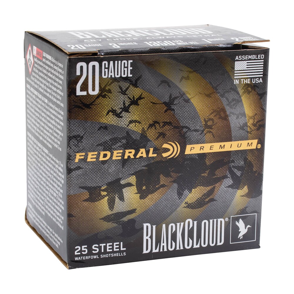 federal pwux2092 premium black cloud 20gauge 3" 1oz 25 per box/10 case Federal PWUX2092 Premium Black Cloud 20Gauge 3" 1oz 25 Per Box/10 Case Sports South item 162247