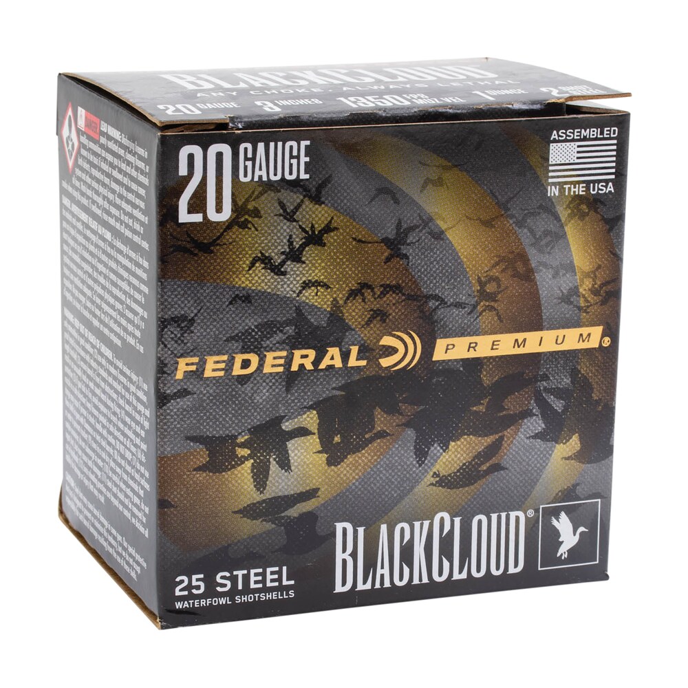 federal pwux20924 premium black cloud 20gauge 3" 1oz 25 per box/10 case Federal PWUX20924 Premium Black Cloud 20Gauge 3" 1oz 25 Per Box/10 Case Sports South item 162248