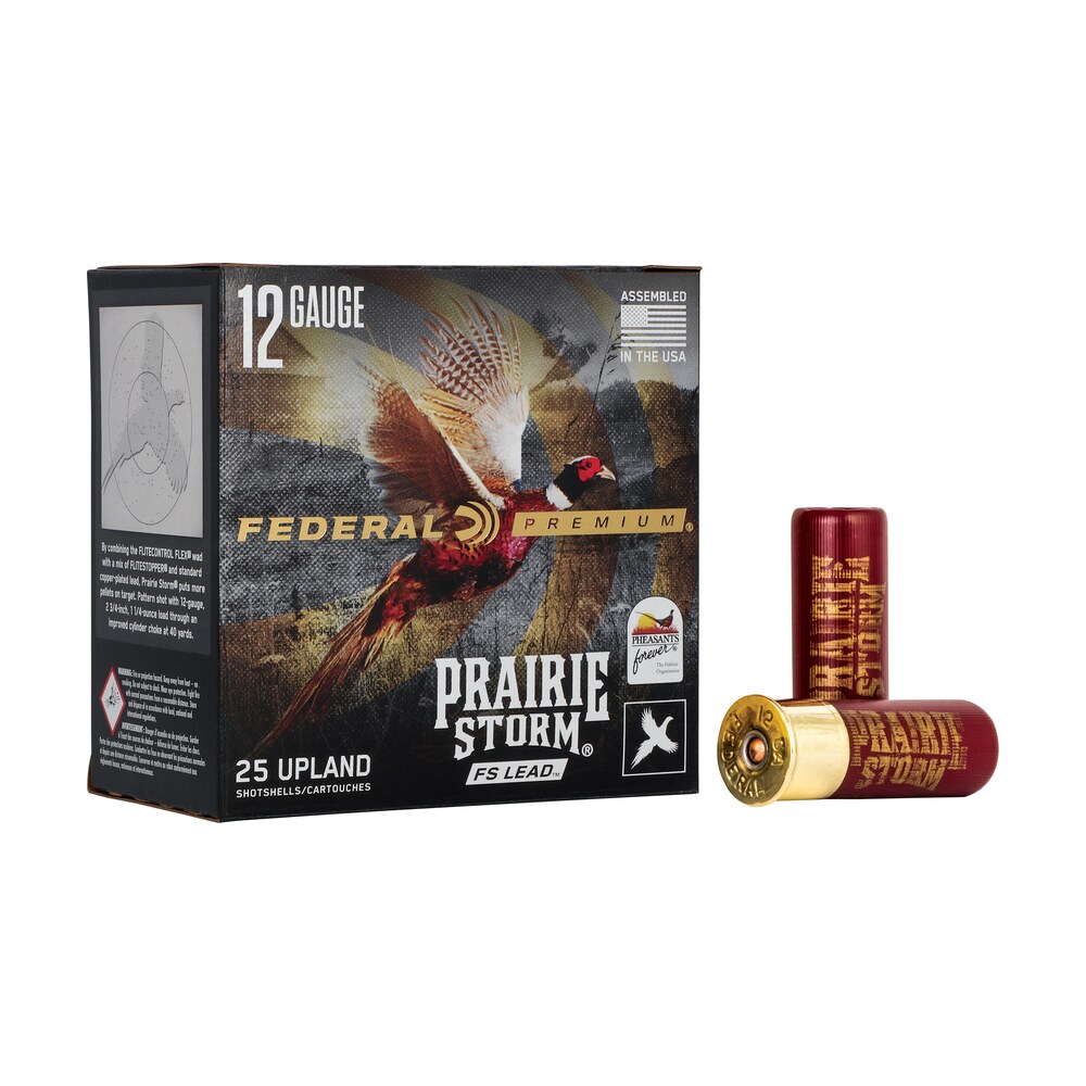 federal pfx126fs4 premium prairie storm fs 12gauge 2.75" 1 1/4oz 4shot 25 per box/10 case Federal PFX126FS4 Premium Prairie Storm FS 12Gauge 2.75" 1 1/4oz 4Shot 25 Per Box/10 Case Sports South item 162256