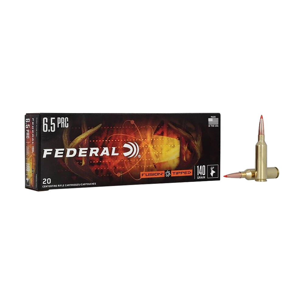 federal f65prctfs1 fusion 6.5prc 140gr tipped fusion 20 per box/10 case Federal F65PRCTFS1 Fusion 6.5PRC 140gr Tipped Fusion 20 Per Box/10 Case Sports South item 162266