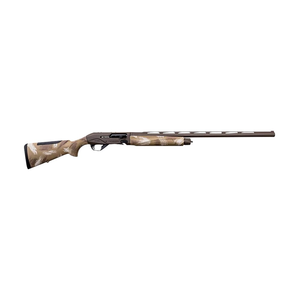 weatherby xsl1228smg sorix full size 12 gauge semi auto 3.50" 2+1 28" burnt bronze cerakote vent rib barrel & drilled & tapped steel receiver, slough camo synthetic stock w/adj shim, ambidextrous Weatherby XSL1228SMG Sorix Full Size 12 Gauge Semi-Auto 3.50" 2+1 28" Burnt Bronze Cerakote Sports South item 162398