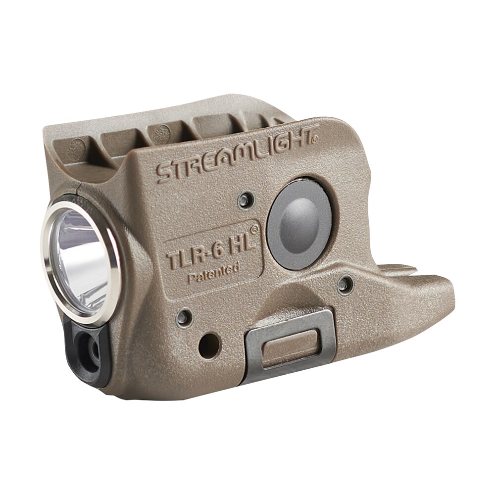 streamlight 69341 tlr 6 hl gun light flat dark earth 300 lumens white led/red laser glock 42/43/43x/48 Streamlight 69341 TLR-6 HL Gun Light Flat Dark Earth 300 Lumens White LED/Red Laser Glock Sports South item 162469