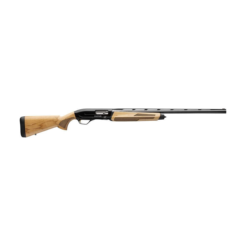browning 011778205 maxus ii hunter full size 12 gauge semi auto 3" 4+1 26" matte blued vent rib barrel, matte black aluminum receiver, adjustable shim gloss aaaa maple wood stock Browning 011778205 Maxus II Hunter Full Size 12 Gauge Semi-Auto 3" 4+1 26" Matte Blued Vent Rib Sports South item 162566