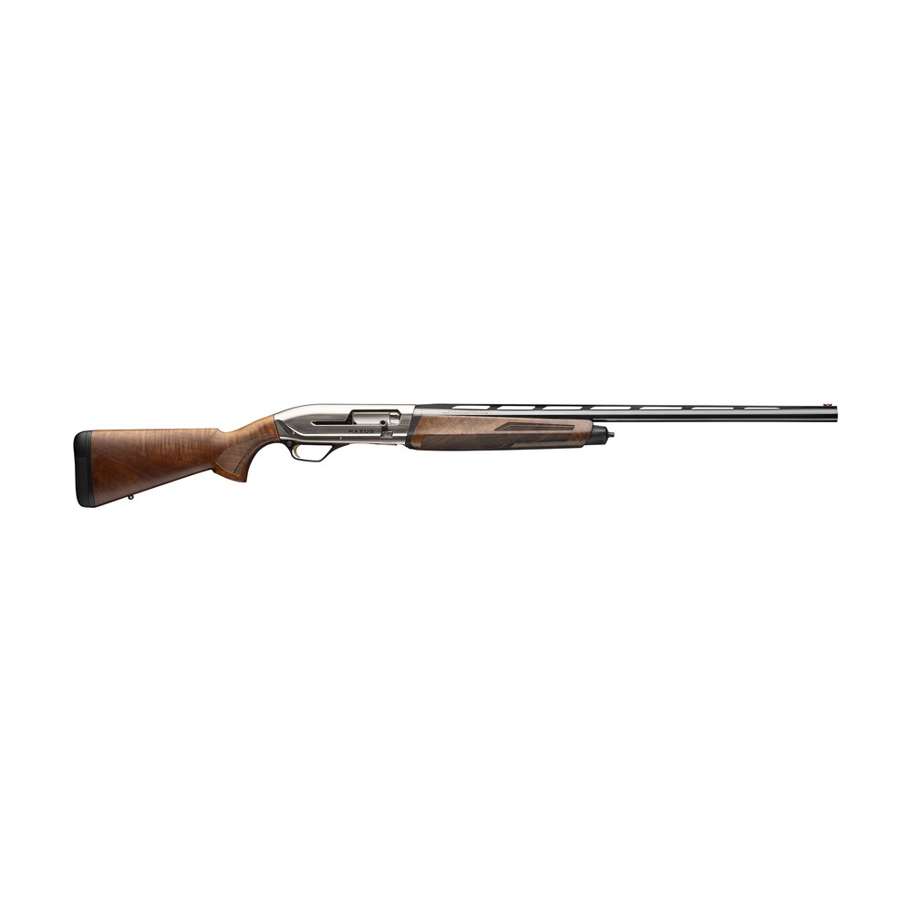 browning 011779205 maxus ii upland full size 12 gauge semi auto 3" 4, 2 3/4" shells 26" matte blued vent rib barrel, satin nickel aluminum receiver, grade i turkish walnut wood stock w/adj shim Browning 011779205 Maxus II Upland Full Size 12 Gauge Semi-Auto 3" 4, 2 3/4" Shells 26" Matte Sports South item 162568