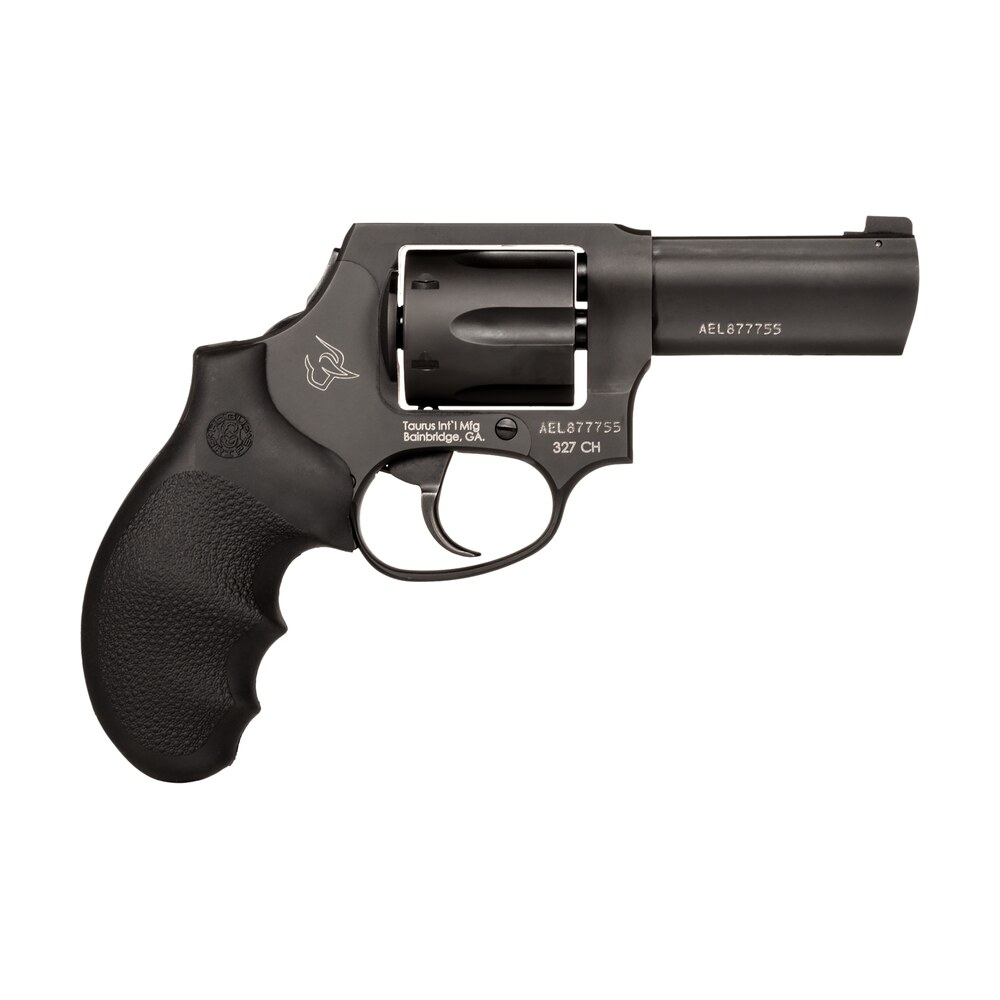 taurus 2 327p31chns 327 defender t.o.r.o small frame 327 federal mag 6rd 3" matte black steel barrel, cylinder & optic ready frame, black rubber grip Taurus 2-327P31CHNS 327 Defender T.O.R.O Small Frame 327 Federal Mag 6rd 3" Matte Black Steel Sports South item 162666