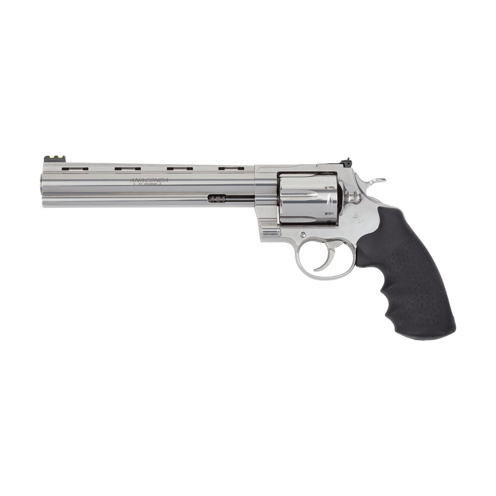 colt mfg anacondasp8rft anaconda target 44 mag 6rd 8" stainless vent rib barrel, stainless steel frame black & rubber grip Colt Mfg ANACONDASP8RFT Anaconda Target 44 Mag 6rd 8" Stainless Vent Rib Sports South item 162749
