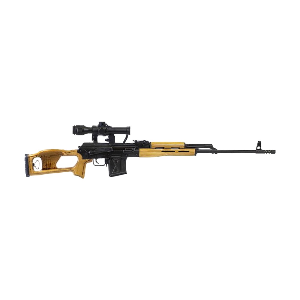 century arms ri035vn psl w/optic 7.62x54mmr 10+1 24.50" black steel barrel & receiver, black wood skeletonized stock Century Arms RI035VN PSL Sports South item 162754
