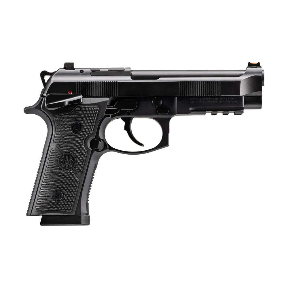 beretta usa j92xfmsda20 92gts 9mm luger 10+1 4.70" black inox steel barrel, black cerakote optic ready/serrated steel slide + aluminum frame w/beavertail & picatinny rail, ambidextrous Beretta USA J92XFMSDA20 92GTS 9mm Luger 10+1 4.70" Black Inox Steel Sports South item 162812