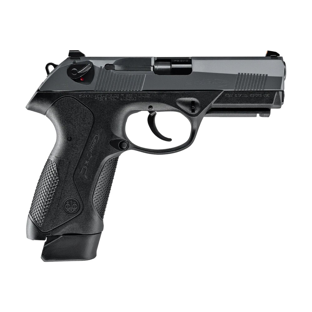 beretta usa jxf9g17sd px4 storm g sd full size frame 9mm luger 20+1/17+1 4" black inox heavy contour rotating barrel, black bruniton serrated steel slide, black polymer frame w/picatinny rail Beretta USA JXF9G17SD PX4 Storm G-SD Full Size Frame 9mm Luger 20+1/17+1 4" Black Inox Heavy Sports South item 162816
