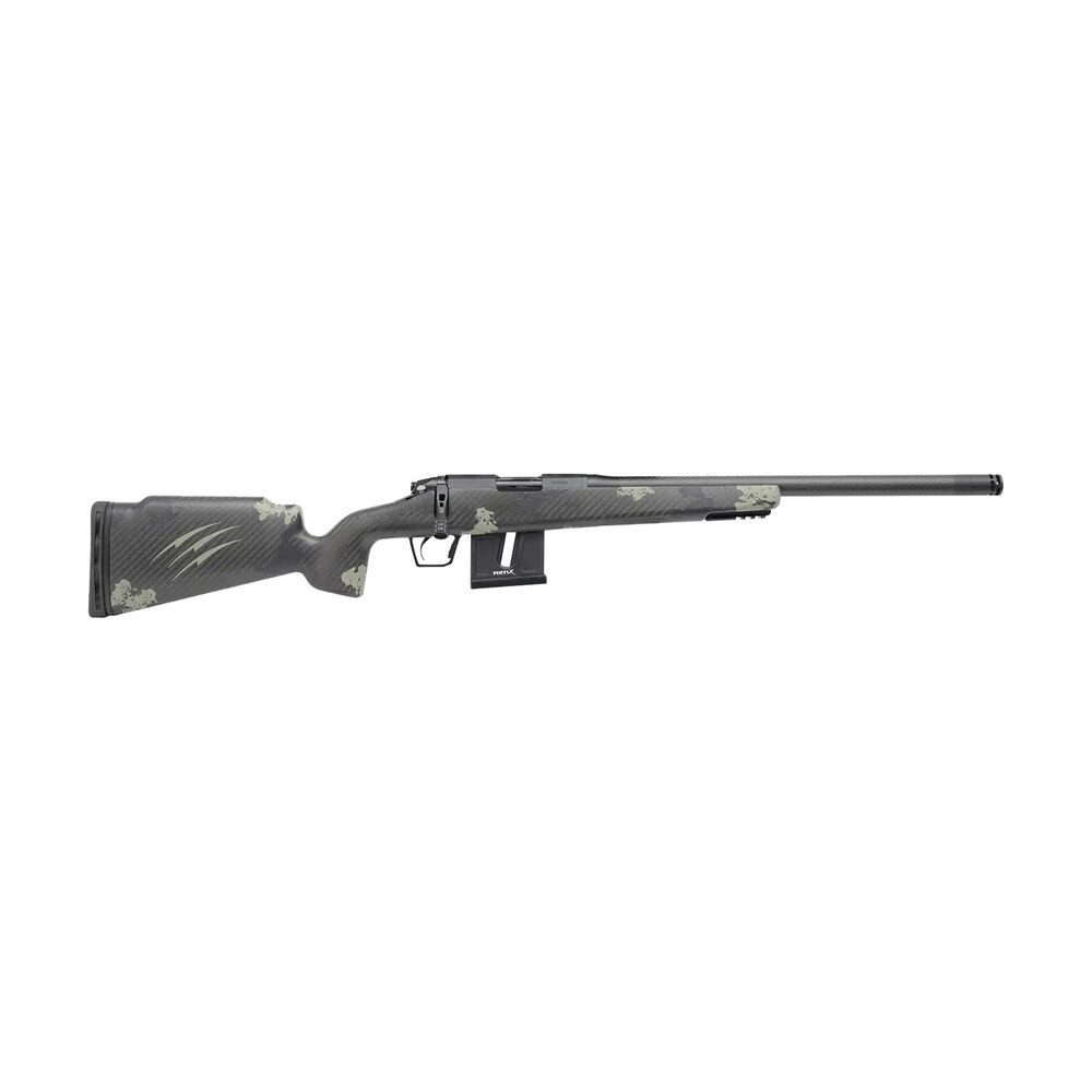 fierce firearms frr17hmr18bf carbon razor 17 hmr 10+1 18" black cerakote c3 carbon fiber threaded barrel, black cerakote drilled & tapped steel receiver, lr raised negative comb forest camo carbon fib Fierce Firearms FRR17HMR18BF Carbon Razor 17 HMR 10+1 18" Black Cerakote C3 Carbon Fiber Sports South item 163148