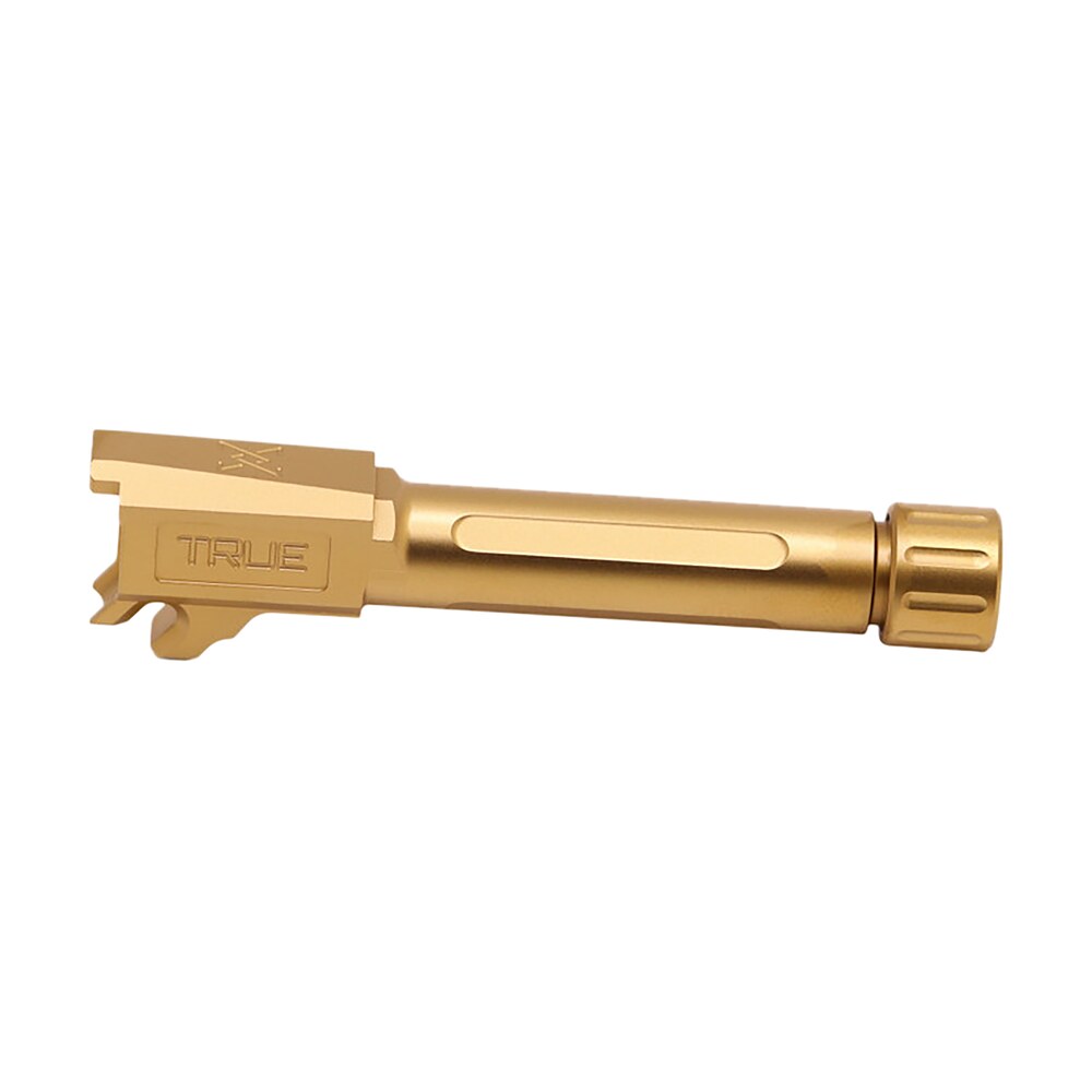 true precision inc tpp365bxtg sig p365 9mm 3.10" threaded gold tin stainless steel, fits sig p365/p365 sas/p365x True Precision Inc TPP365BXTG Sig P365 9mm 3.10" Threaded Gold TiN Stainless Steel, Sports South item 163205