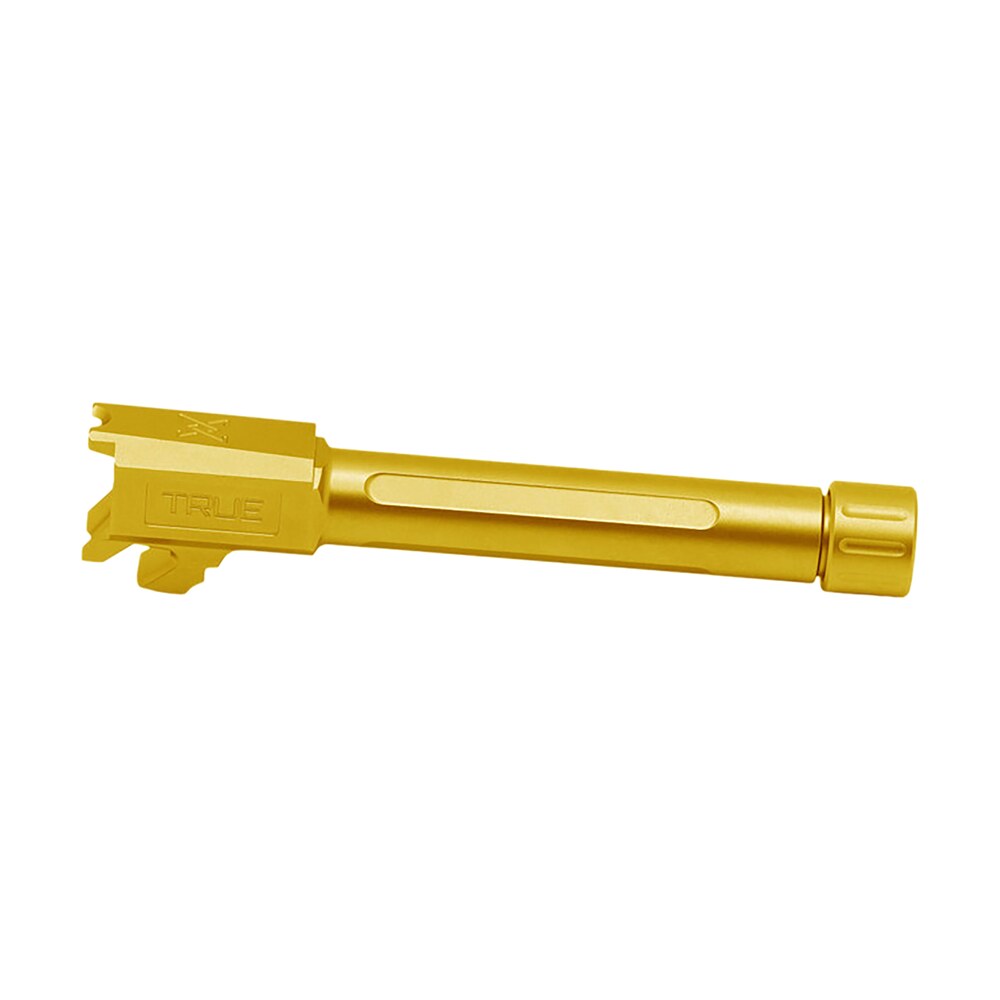true precision inc tpshcpbxtg springfield 9mm luger 3.70" threaded gold tin stainless steel, fits springfield hellcat pro True Precision Inc TPSHCPBXTG Springfield 9mm Luger 3.70" Threaded Gold TiN Stainless Steel, Sports South item 163211