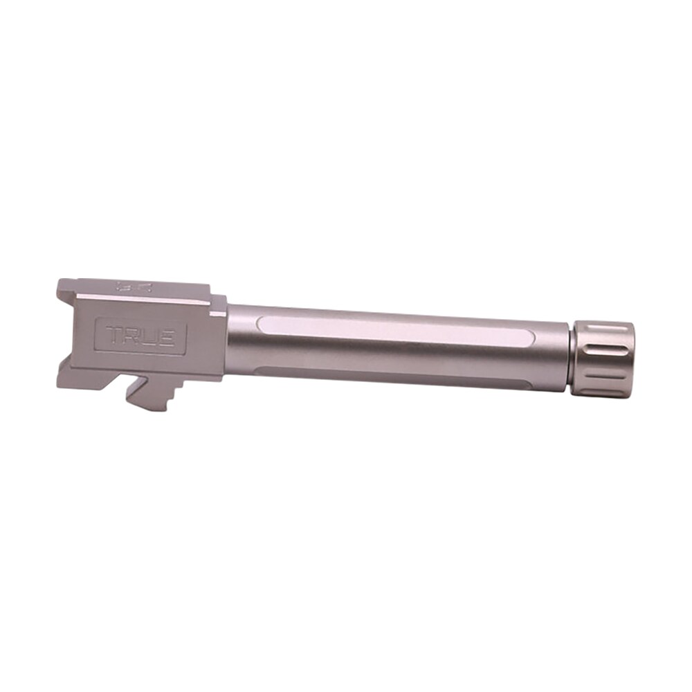 true precision inc tpg19bxt glock 9mm luger 4.50" threaded satin stainless steel, fits glock 19 gen1 5 True Precision Inc TPG19BXT Glock 9mm Luger 4.50" Threaded Satin Stainless Steel, Sports South item 163218