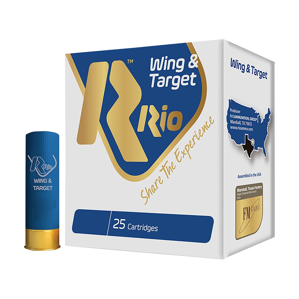 rio ammunition wt2875 wing & target 12gauge 2.75" 1oz 7.5shot 25 per box/10 case Rio Ammunition WT2875 Wing & Target 12Gauge 2.75" 1oz 7.5Shot 25 Per Box/10 Case Sports South item 163237