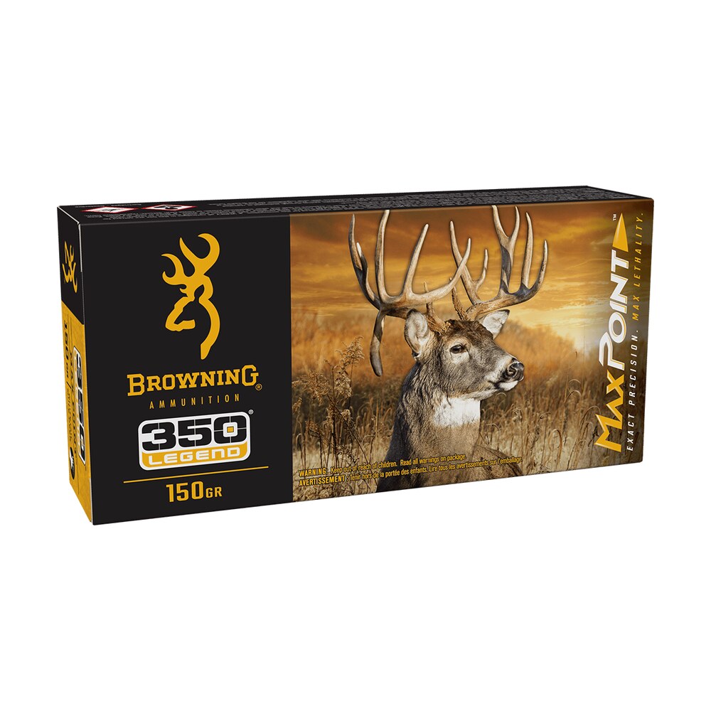 browning ammo b192103502 max point 350legend 150gr 20 per box/10 case Browning Ammo B192103502 Max Point 350Legend 150gr 20 Per Box/10 Case Sports South item 163440