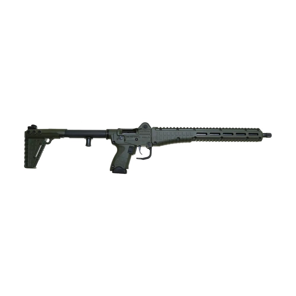 kel tec sub2k9glkgrn sub2000 gen3 9mm luger 15+1 16.15" black steel threaded barrel, green picatinny rail aluminum receiver, m lok handguard, green synthetic folding stock, black polymer grip Kel-Tec SUB2K9GLKGRN SUB2000 Gen3 9mm Luger 15+1 16.15" Black Steel Threaded Sports South item 163597