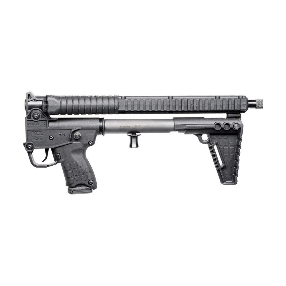 kel tec sub2k9glkblk10 sub2000 gen3 9mm luger 10+1 16.15" black steel threaded barrel, black picatinny rail aluminum receiver, m lok handguard, black synthetic folding stock, black polymer grip Kel-Tec SUB2K9GLKBLK10 SUB2000 Gen3 9mm Luger 10+1 16.15" Black Steel Threaded Sports South item 163599