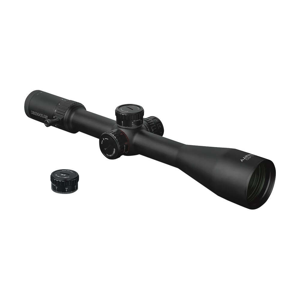 konus 7295 eternity black 6 24x50mm illuminated red engraved prs ballistic reticle Konus 7295 Eternity Black 6-24x50mm Illuminated Red Engraved PRS Ballistic Reticle Sports South item 163750
