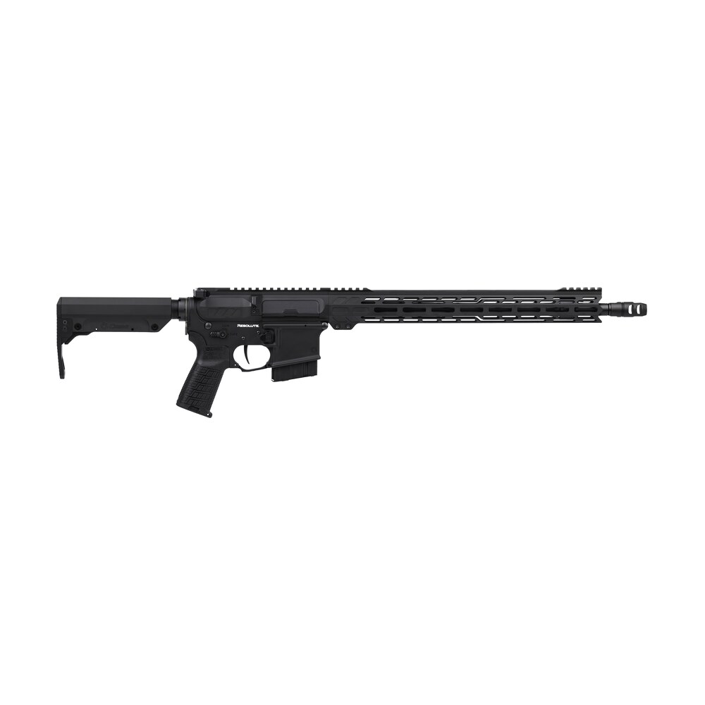 cmmg 28a670cab resolute mk4 22 arc black nitride threaded barrel, black armor cerakote picatinny rail aluminum receiver, m lok handguard, black synthetic cmmg 6 position ripstock, black polymer grip CMMG 28A670CAB Resolute MK4 22 ARC Black Nitride Threaded Sports South item 164431