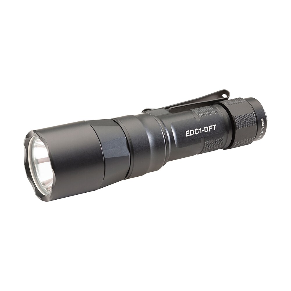 surefire edc1dftbk everyday carry series black anodized 25/350/650 lumens white led SureFire EDC1DFTBK Everyday Carry Series Black Anodized 25/350/650 Lumens White LED Sports South item 164689