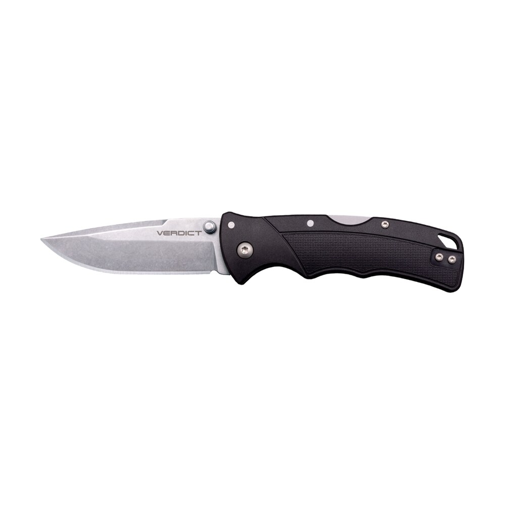 cold steel csflc3spssz verdict edc 3" tanto plain folding 4116 krupp ss blade, black textured gfn handle Cold Steel CSFLC3SPSSZ Verdict EDC 3" Tanto Plain Folding 4116 Krupp SS Blade, Black Textured Sports South item 164887
