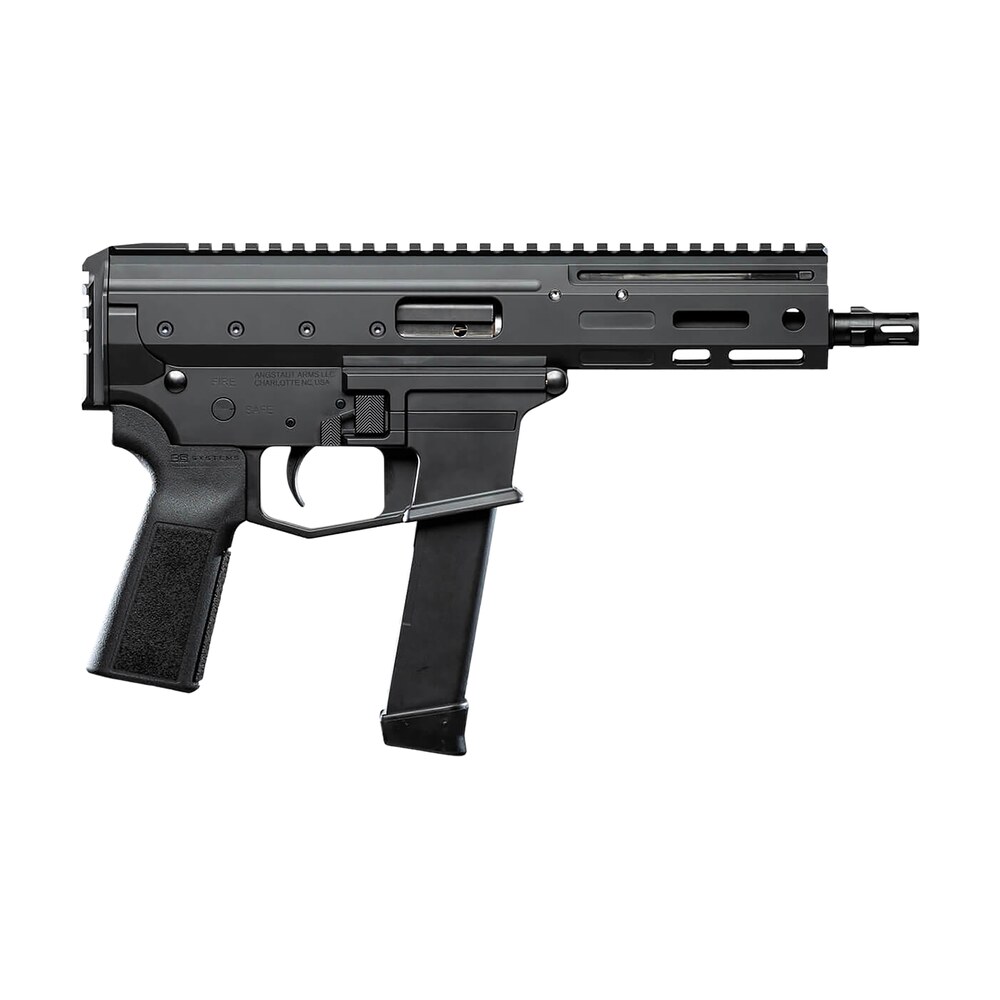 angstadt arms aamdp29p06 mdp 9 27+1 6" black melonite threaded barrel black cerakote black polymer grips Angstadt Arms AAMDP29P06 MDP-9 27+1 6" Black Melonite Threaded Barrel Black Cerakote Black Sports South item 165238