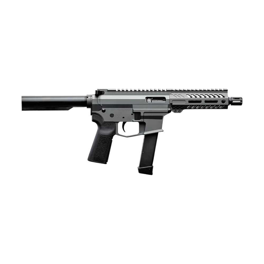 angstadt arms aaudp09pg6 udp 9 9mm luger 15+1 6" black melonite threaded barrel, 5.50" free float m lok handguards, tactical gray cerakote aluminum picatinny rail receiver, black b5 grips Angstadt Arms AAUDP09PG6 UDP-9 9mm Luger 15+1 6" Black Melonite Threaded Sports South item 165247