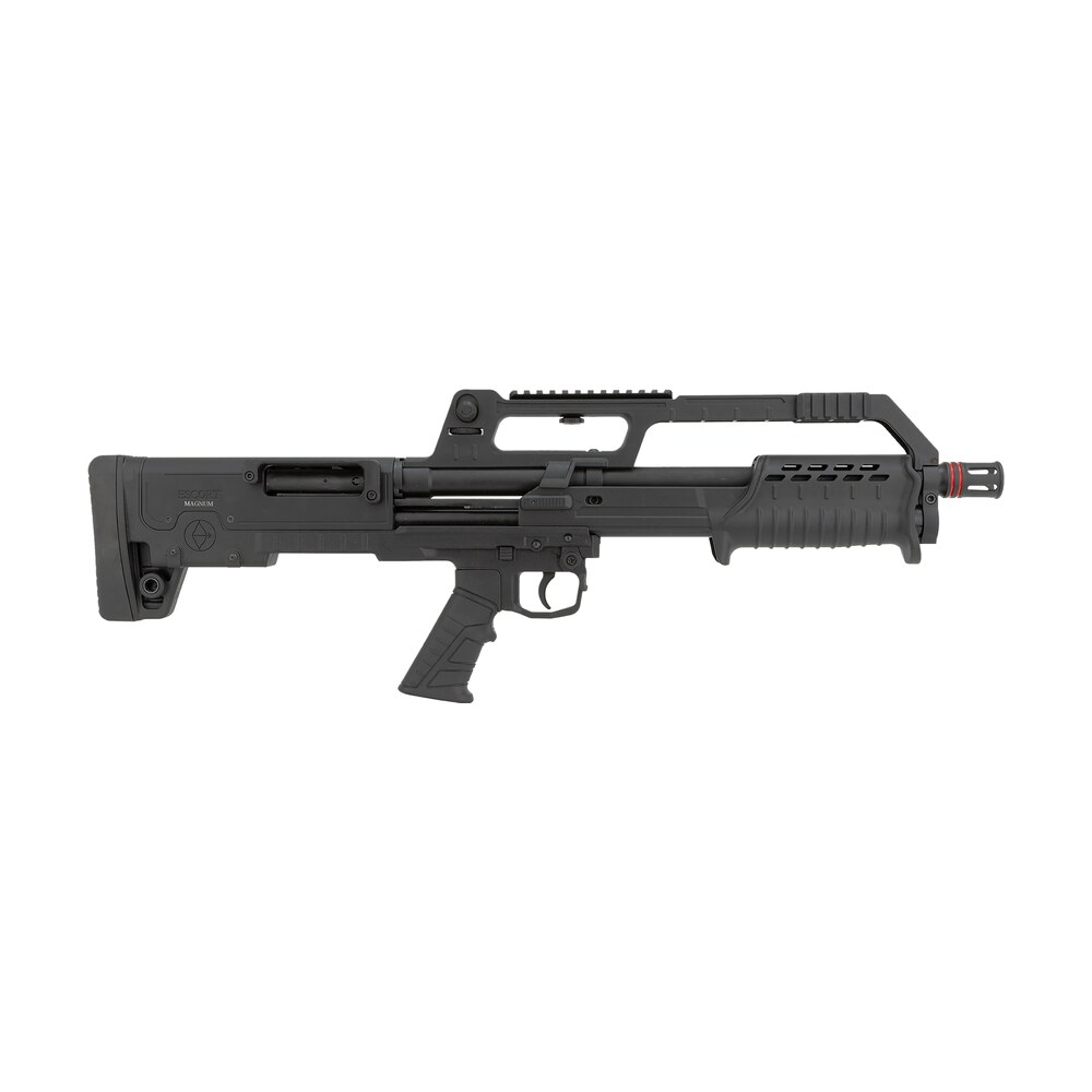 escort hebp12180101 px bulltac 12 gauge pump 3" 5+1 18" black stainless steel barrel, black aluminum/polymer receiver w/picatinny rail, black bullpup synthetic stock, black grip Escort HEBP12180101 PX BullTac 12 Gauge Pump 3" 5+1 18" Black Stainless Steel Sports South item 165422