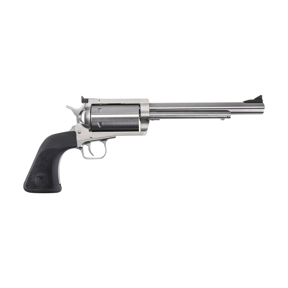 magnum research bfr303076 bfr extra large 30 30 win 6 shot 7.50" brushed rifled steel barrel & cylinder, stainless steel frame, black hogue rubber grip, exposed hammer Magnum Research BFR303076 BFR Extra Large 30-30 Win 6 Shot 7.50" Brushed Rifled Steel Barrel Sports South item 165477