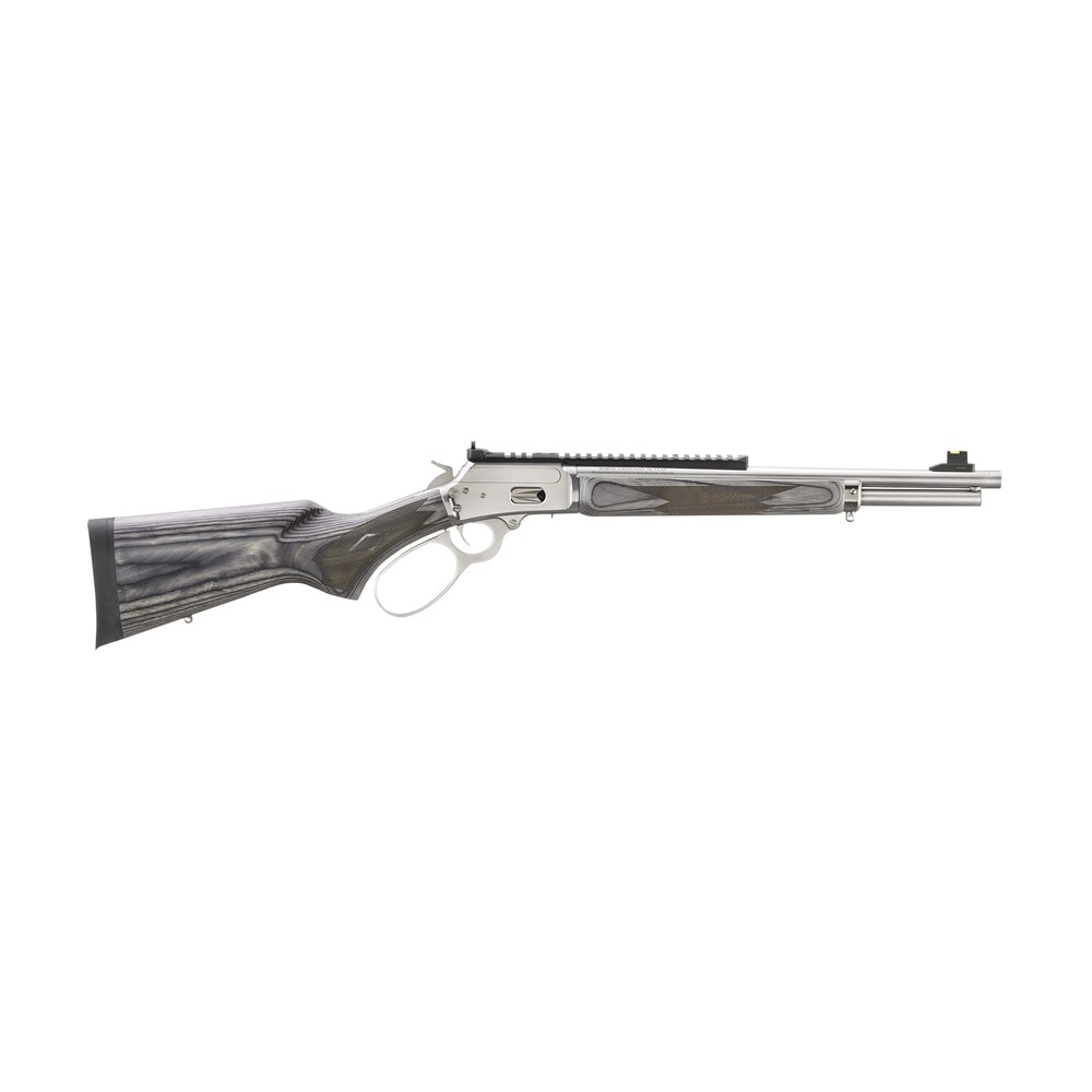 marlin 70432 1894 sbl 44 special/44 rem mag 8+1/9+1 16.10" polished stainless threaded barrel, polished stainless picatinny rail receiver, gray fixed laminate stock Marlin 70432 1894 SBL 44 Special/44 Rem Mag 8+1/9+1 16.10" Polished Stainless Threaded Sports South item 165723