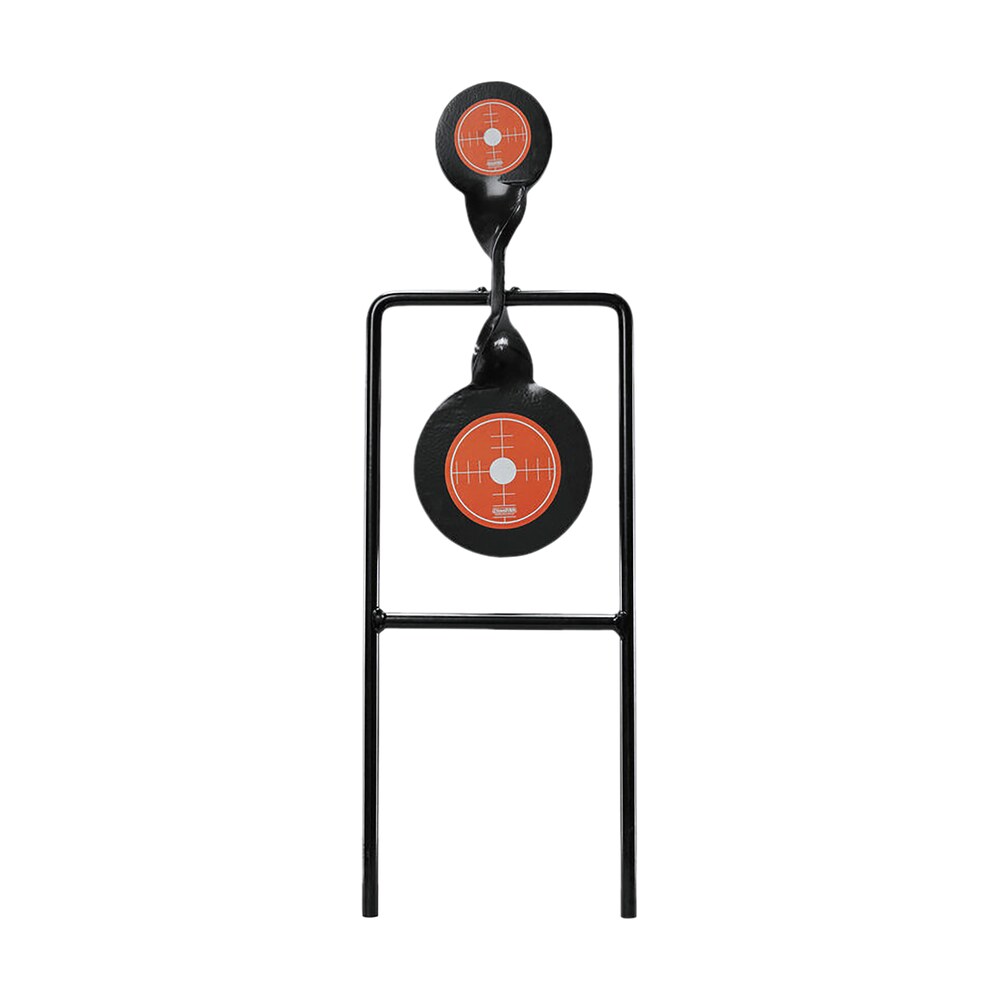 champion targets 40875 gong spinner target 3" top target/4.7" bottom target black/orange steel bullseye standing Champion Targets 40875 Gong Spinner Target 3" Top Target/4.7" Bottom Target Black/Orange Steel Sports South item 165828