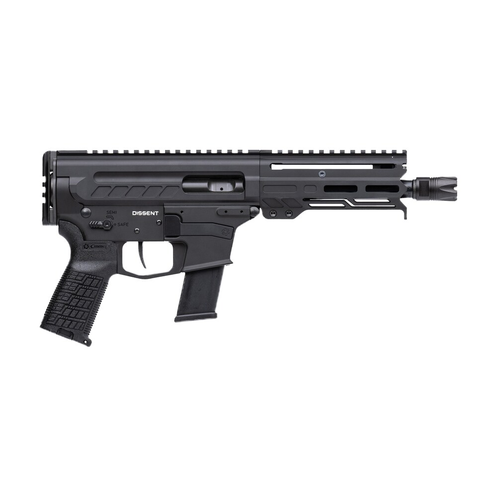 cmmg 45a4c0fab dissent mkg 45 acp 13+1 6.50" black nitride medium taper threaded barrel, cmmg 5.5" m lok handguards, black armor cerakote aluminum picatinny rail receiver, cmmg zeroed grips CMMG 45A4C0FAB Dissent MKG 45 ACP 13+1 6.50" Black Nitride Medium Taper Threaded Sports South item 166370