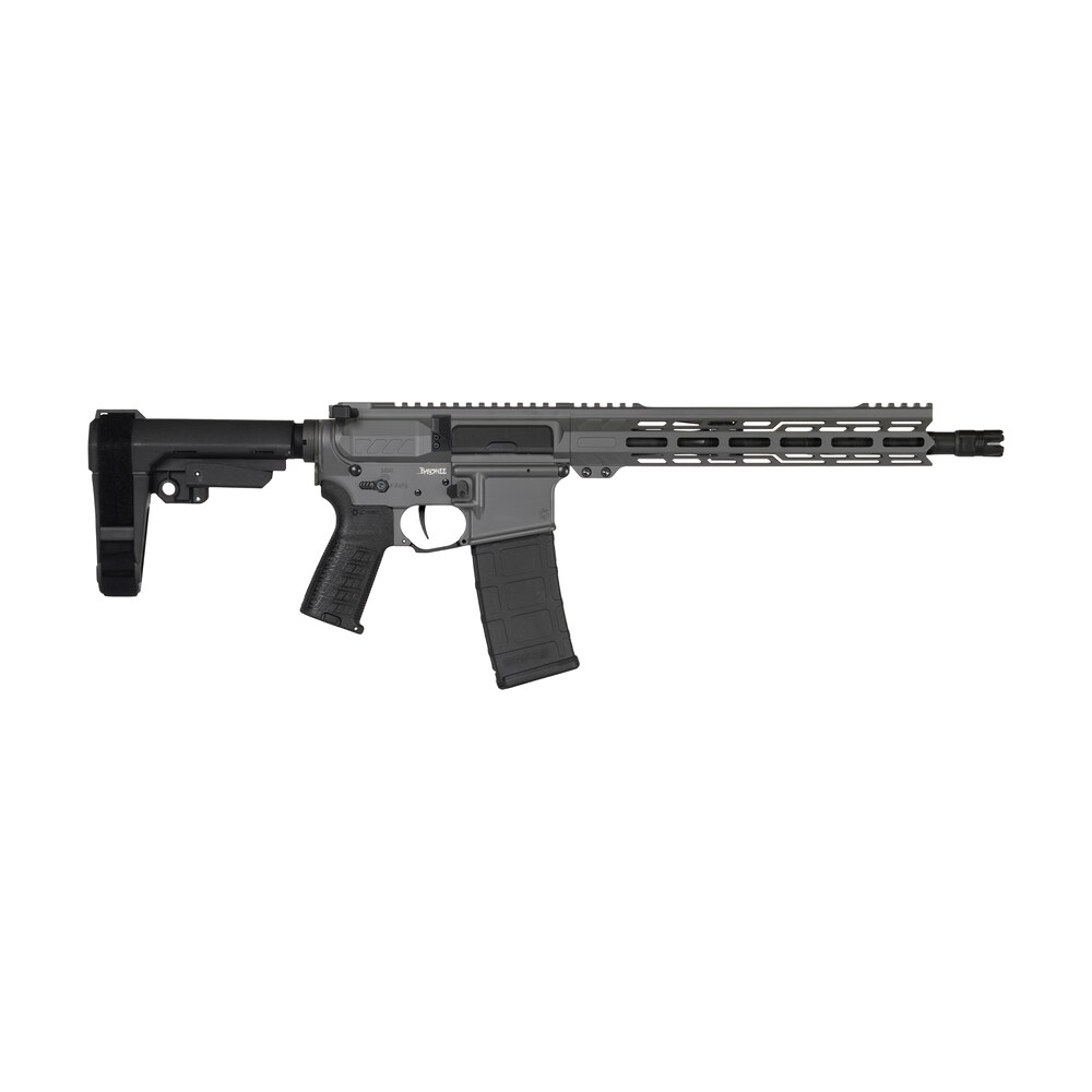 cmmg 30ab20ftng banshee mk4 300 blackout 30+1 12.50" black nitride medium taper threaded barrel, eml 7" m lok handguards, tungsten cerakote aluminum picatinny rail receiver, cmmg zeroed grips CMMG 30AB20FTNG Banshee MK4 300 Blackout 30+1 12.50" Black Nitride Medium Taper Threaded Sports South item 166423
