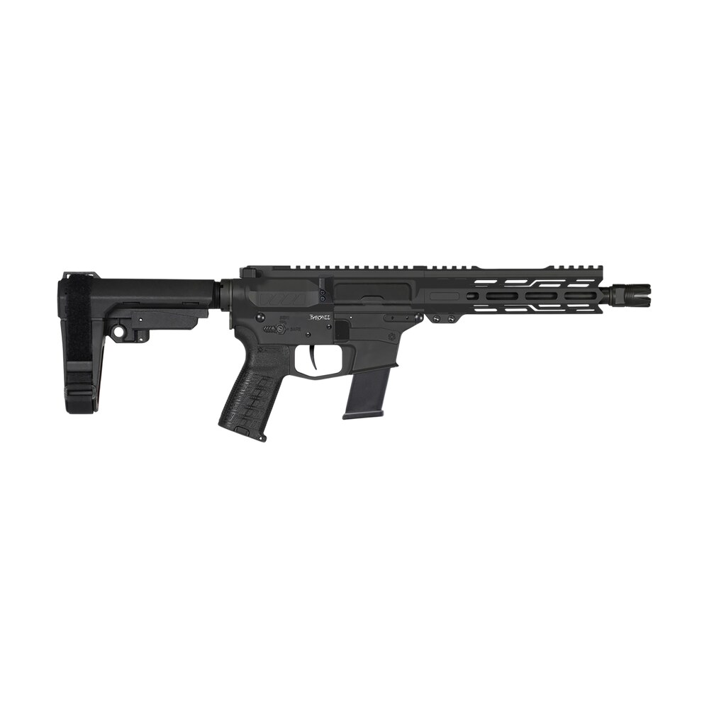 cmmg 10a570fab banshee mk10 10mm auto 30+1 8" black nitride medium taper threaded barrel, eml 7" m lok handguards, black armor cerakote aluminum picatinny rail receiver, cmmg zeroed grips CMMG 10A570FAB Banshee MK10 10mm Auto 30+1 8" Black Nitride Medium Taper Threaded Sports South item 166429