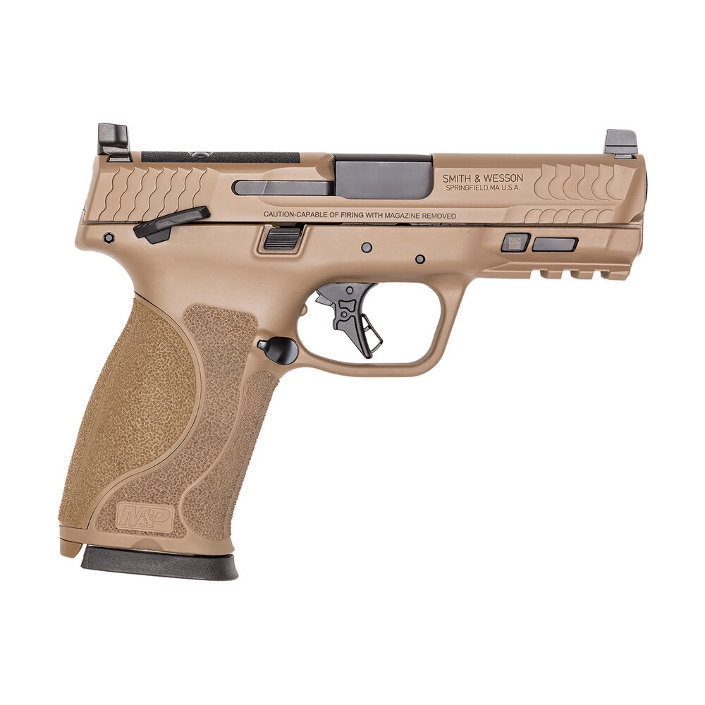 s&w*m&p m2.0 13739 10mm or cmpct ts 4 15r fde S&W*M&P M2.0 13739 10MM OR CMPCT TS 4 15R FDE Sports South item 166494