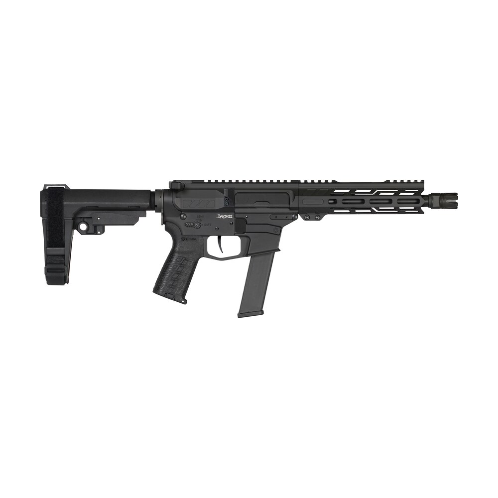 cmmg 40a330fab banshee mkgs 40 s&w 22+1 8" black nitride medium taper threaded barrel, eml 7" m lok handguards, black armor cerakote aluminum picatinny rail receiver, cmmg zeroed grips, ambidextrous CMMG 40A330FAB Banshee MKGS 40 S&W 22+1 8" Black Nitride Medium Taper Threaded Sports South item 166501