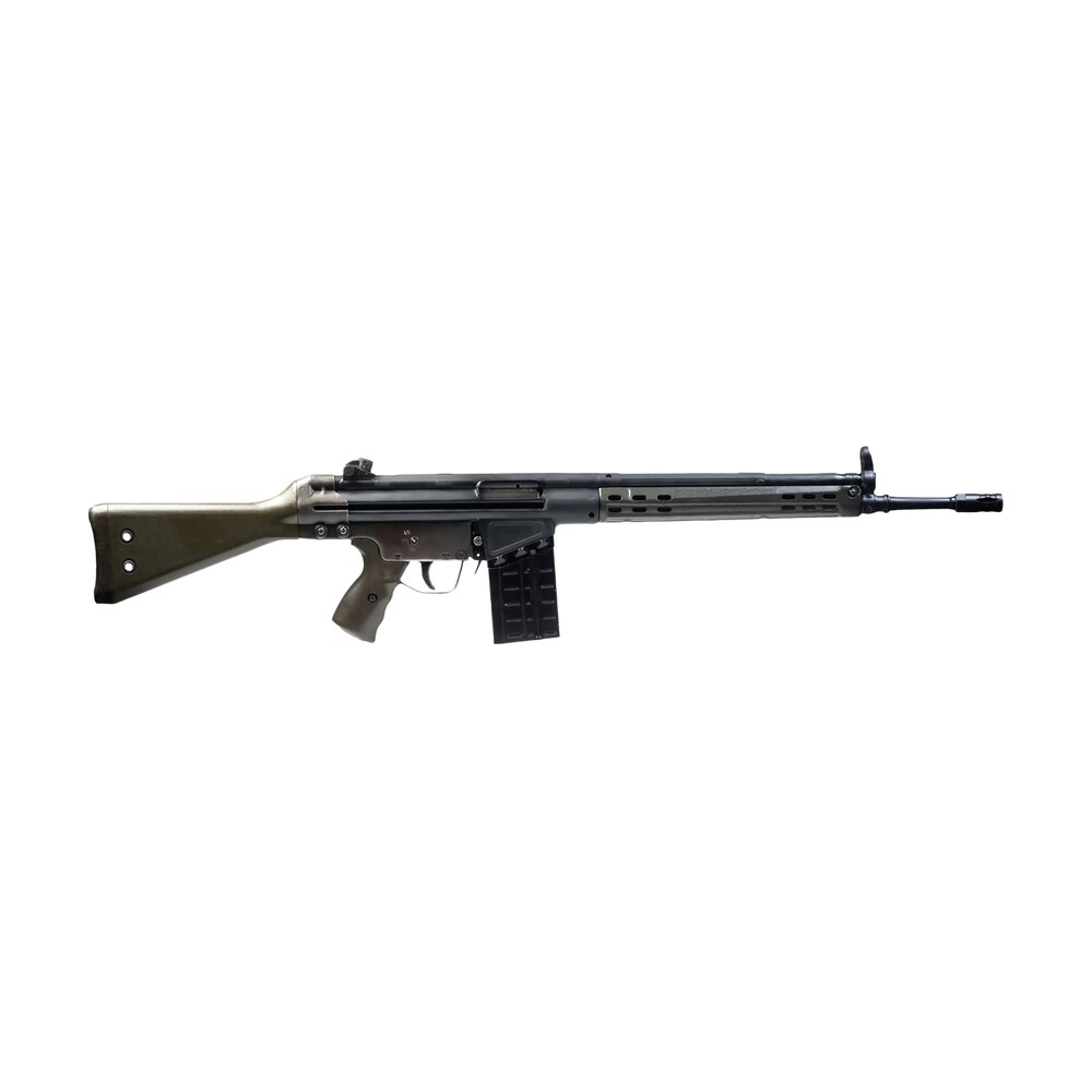 century arms ri5601x ca 3 7.62x51mm nato 20+1 18" black threaded barrel, black charging handle steel receiver, black synthetic fixed stock Century Arms RI5601X CA-3 7.62x51mm NATO 20+1 18" Black Threaded Sports South item 166522