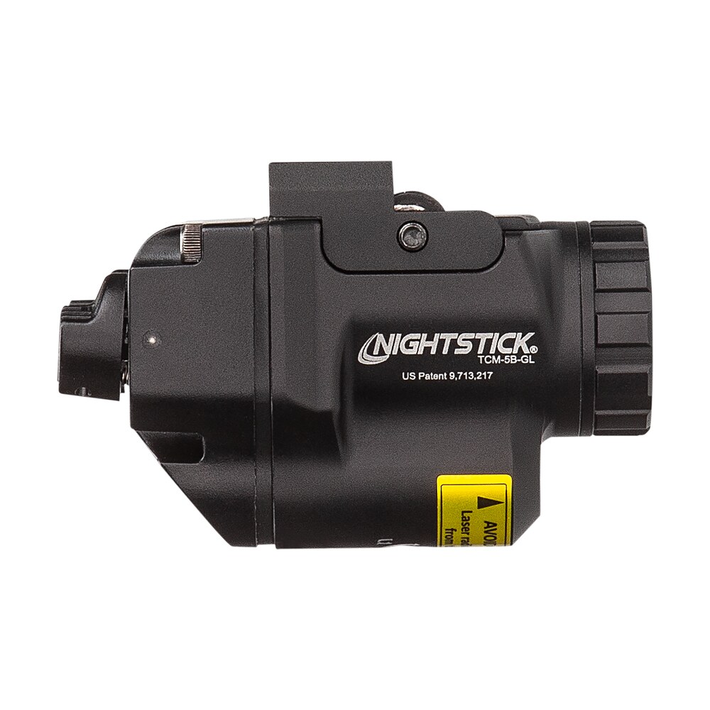 nightstick tcm5bgl subcompact weapon light with green laser black anodized 650 lumens white led glock/sig sauer/h&k/ruger/smith & wesson m&p Nightstick TCM5BGL Subcompact Weapon Light Sports South item 166853