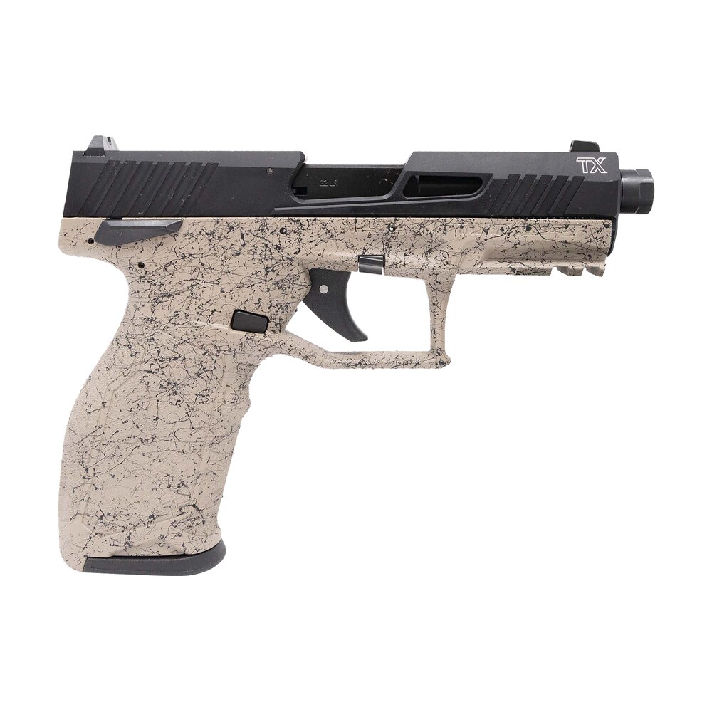 taurus 12tx22141sp310 tx22 gen 2 full size frame 22 lr 10+1 4.10" threaded barrel, serrated slide, polymer frame w/picatinny rail, right hand Taurus 12TX22141SP310 TX22 Gen 2 Full Size Frame 22 LR 10+1 4.10" Threaded Sports South item 166861
