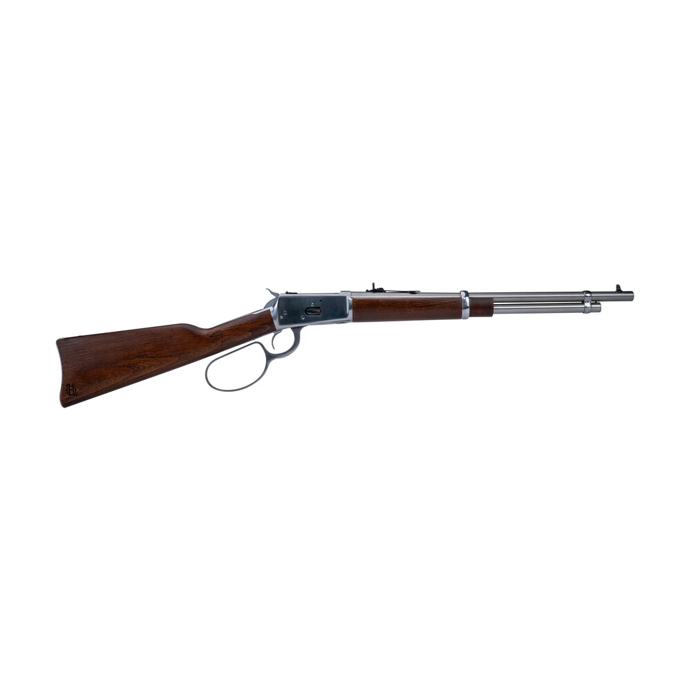 heritage mfg h92044189 92 ranch hand 44 mag 8rd 18" stainless polished barrel, stainless polished receiver, fixed hardwood stock Heritage Mfg H92044189 92 Ranch Hand 44 Mag 8rd 18" Stainless Polished Sports South item 166876