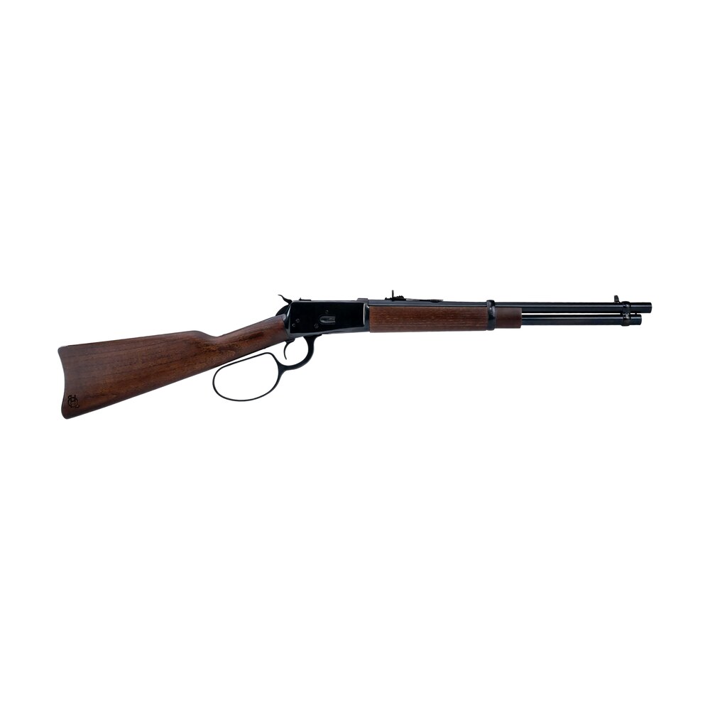 heritage mfg h92357161 92 ranch hand 38 special +p/357 mag 8rd 16.50" black polished steel barrel, black polished alloy steel receiver, fixed hardwood stock Heritage Mfg H92357161 92 Ranch Hand 38 Special +P/357 Mag 8rd 16.50" Black Polished Steel Sports South item 166887
