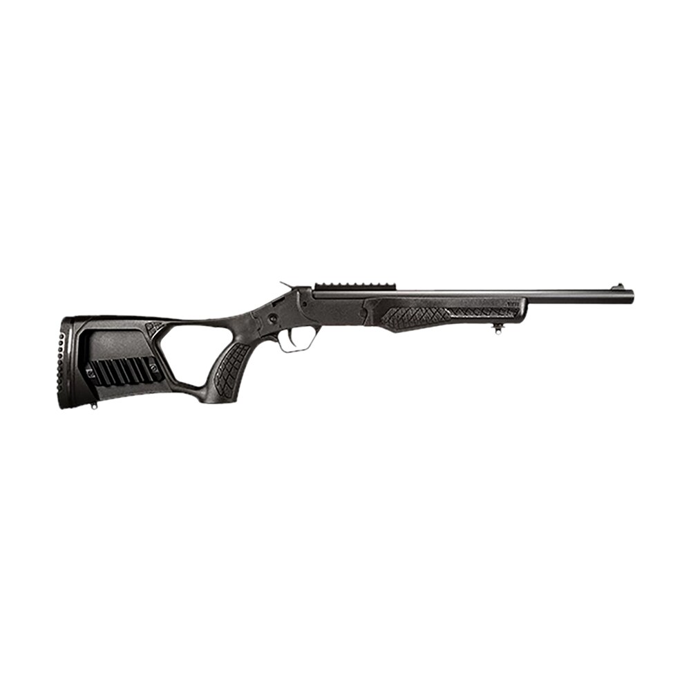 rossi ssps45bkit survival stow & go bag kit 45 colt (long colt) 1rd 16" black oxide single shot barrel, black oxide picatinny rail, thumbhole w/shell holder synthetic stock, carry bag Rossi SSPS45BKIT Survival Stow & Go Bag Kit 45 Colt (Long Colt) 1rd 16" Black Oxide Single Sports South item 166912