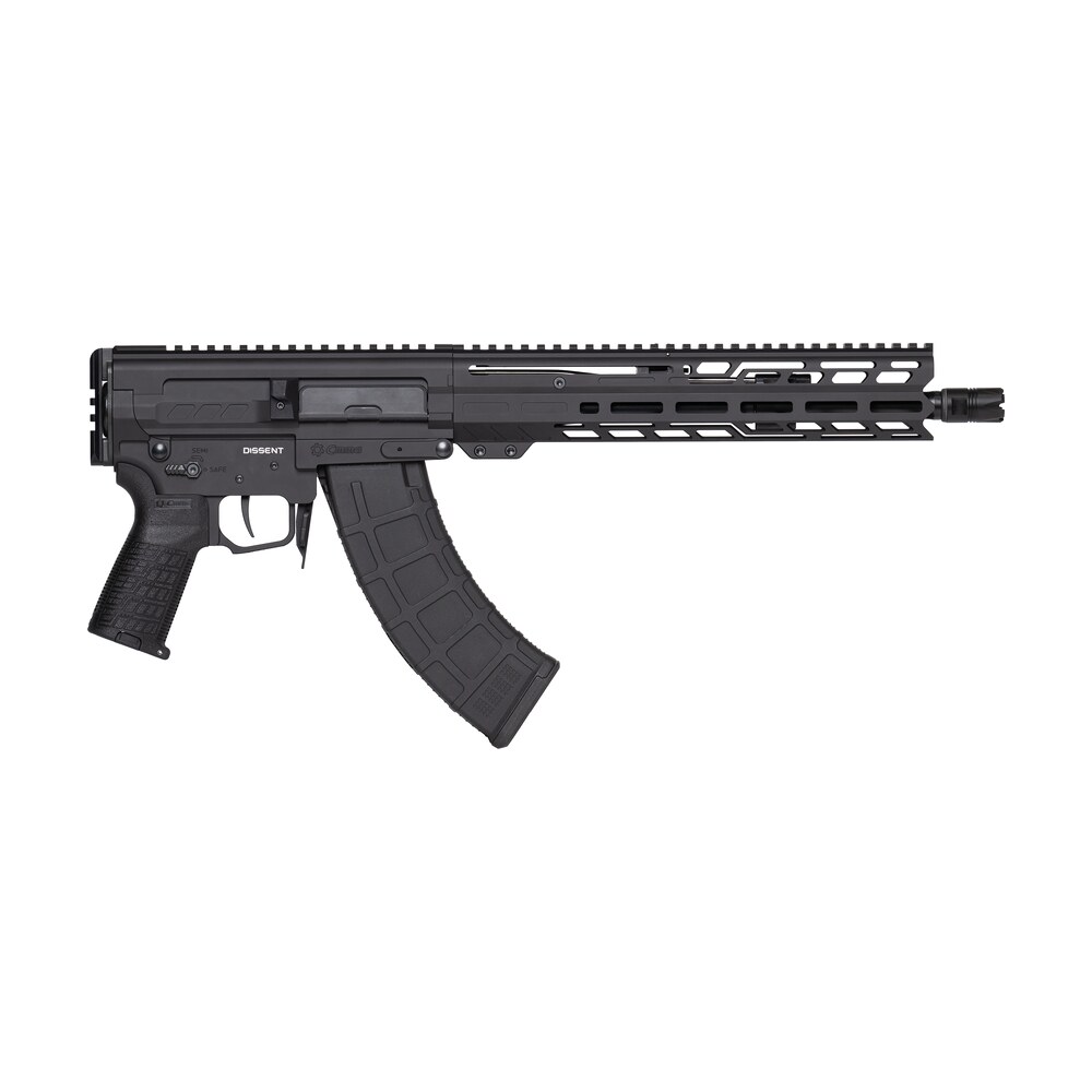 cmmg 86a8e0bab dissent mk47 7.62x39mm 30+1 12.50" black nitride threaded barrel, m lok handguards, black armor cerakote aluminum picatinny rail receiver CMMG 86A8E0BAB Dissent MK47 7.62x39mm 30+1 12.50" Black Nitride Threaded Sports South item 166913