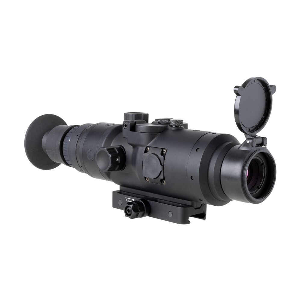 trijicon eo hunter243 ir hunter 24 3 thermal matte black 1.2 9.6x 24mm multi reticle 1x 8x zoom, 640x480, 12 microns, 60hz resolution Trijicon EO HUNTER243 IR-Hunter 24-3 Thermal Matte Black 1.2-9.6x 24mm Multi Reticle 1x-8x Sports South item 166925