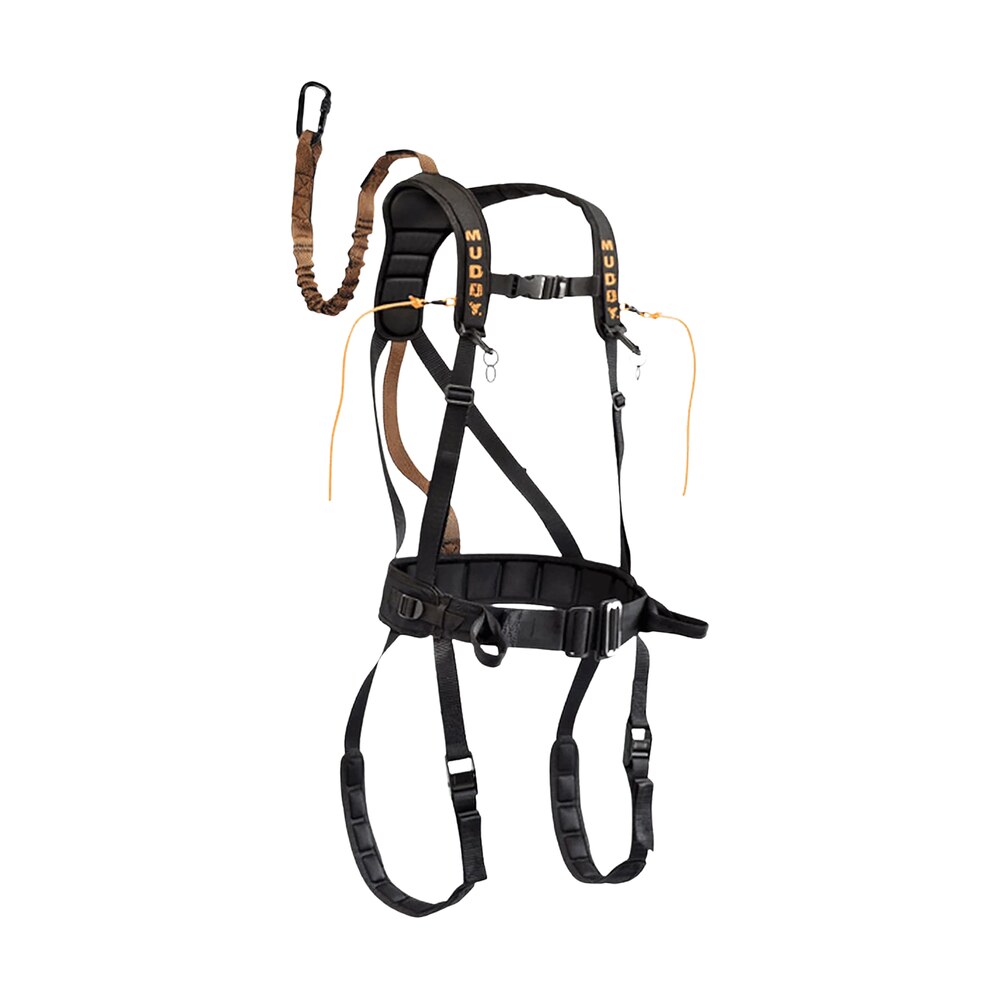 muddy mud msh400 xl the safeguard safety harness lightweight padded nylon, max waist 44", 230 300 lbs. capacity, cam leg buckles Muddy MUD-MSH400-XL The Safeguard Safety Harness Lightweight Padded Nylon, Max Waist 44", Sports South item 167072